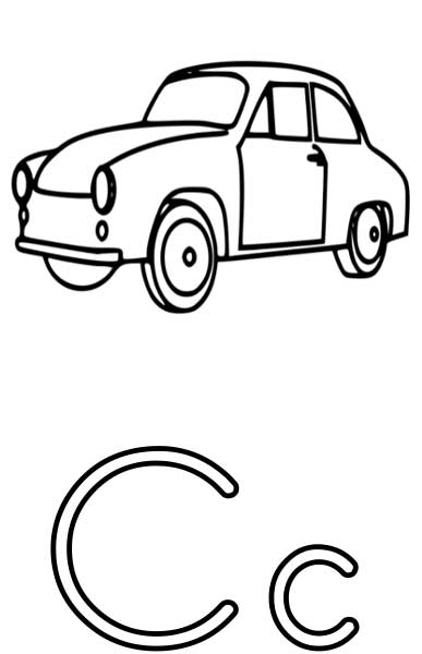 Car Coloring Page