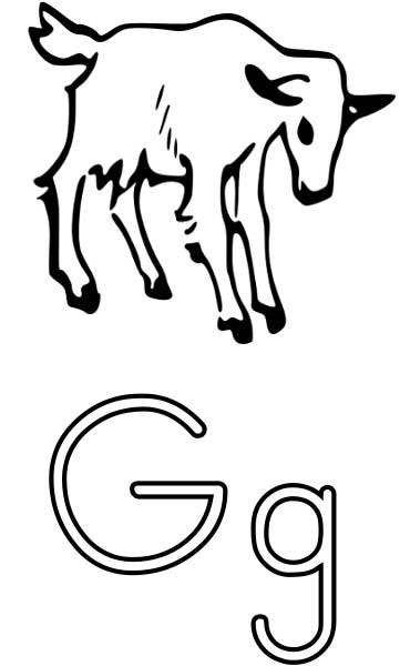 Goat Coloring Page