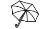 Umbrella - Coloring Page